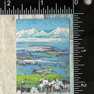 🌀10/$10🌀 Oil Painting Reusable Vinyl Sticker Decal